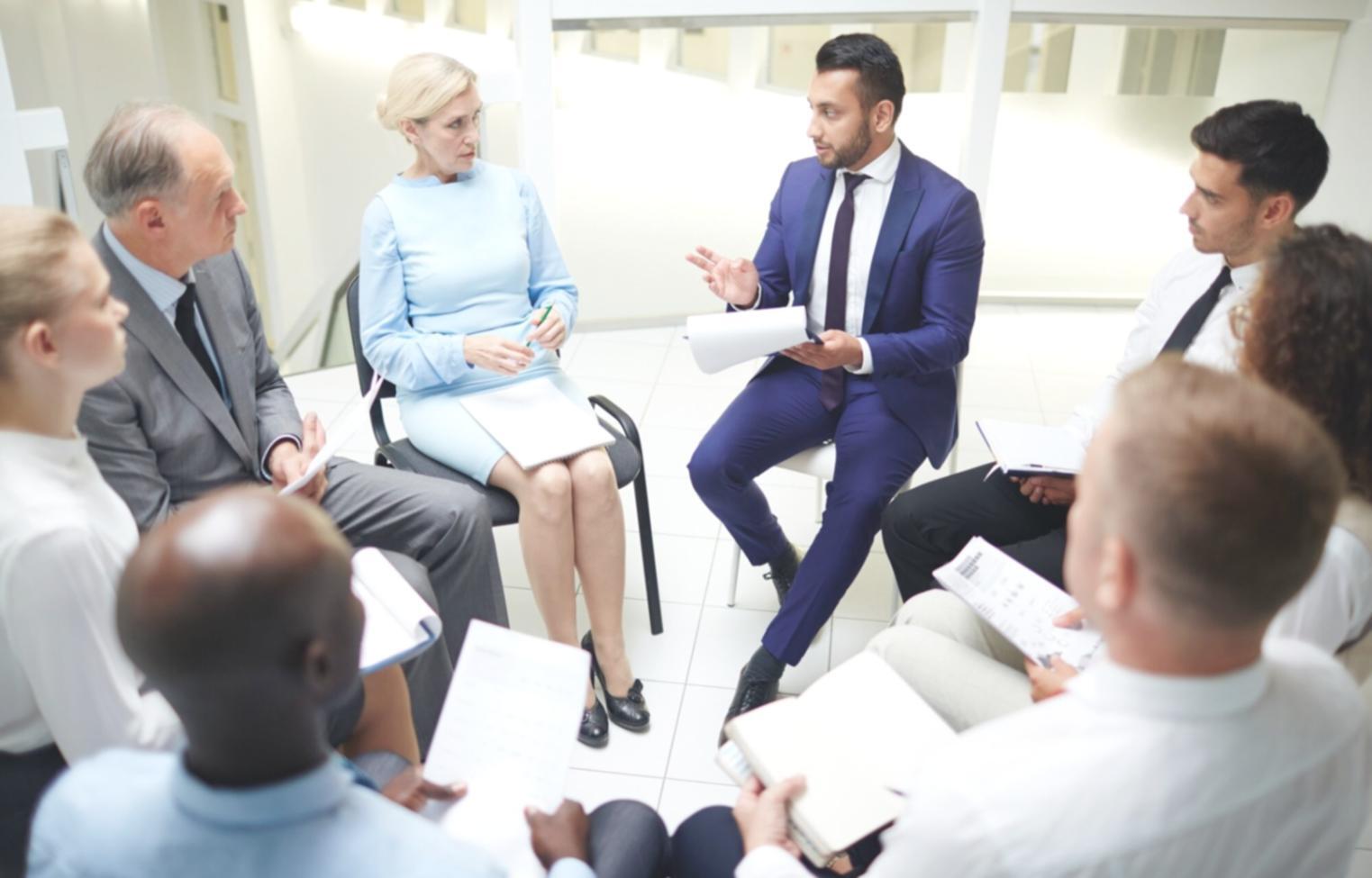 Risk management charts and analysis tools on computer screen